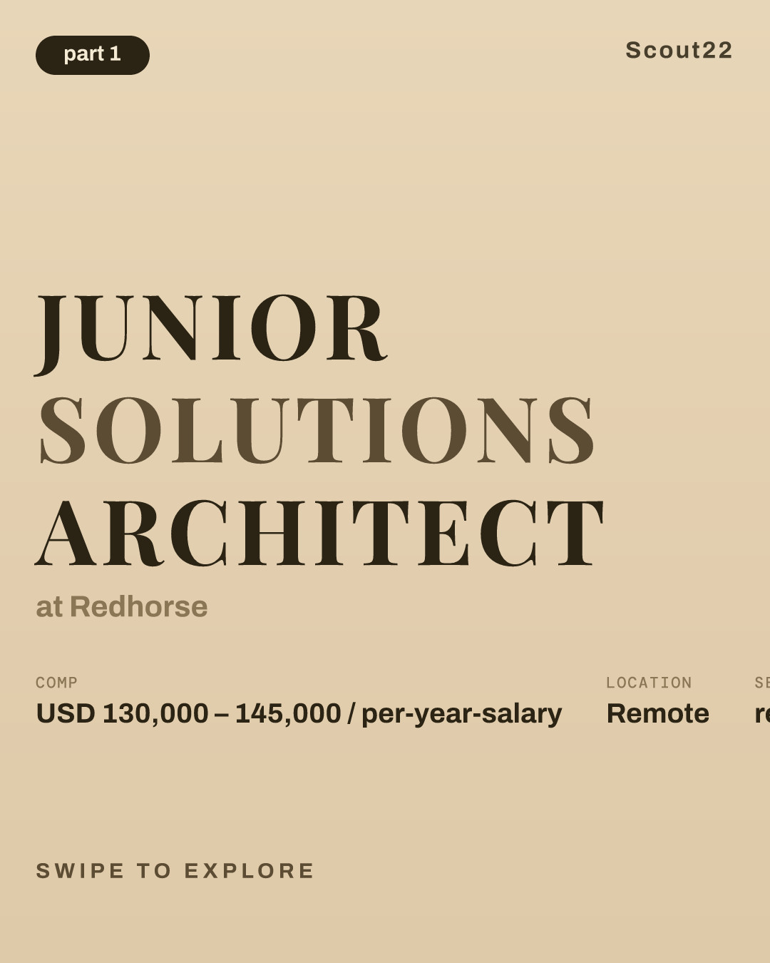 Junior Solutions Architect at Redhorse