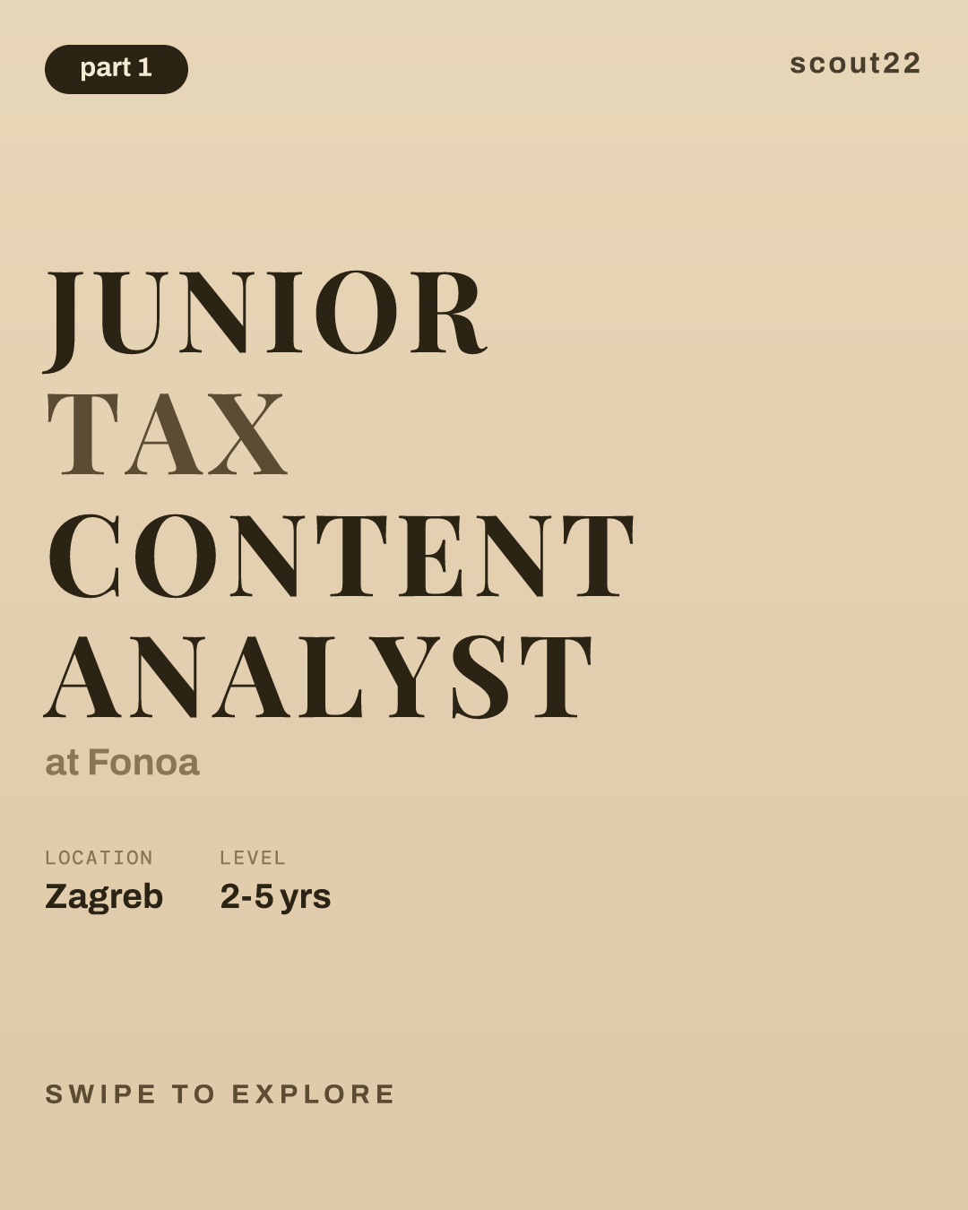 Junior Tax Content Analyst at Fonoa