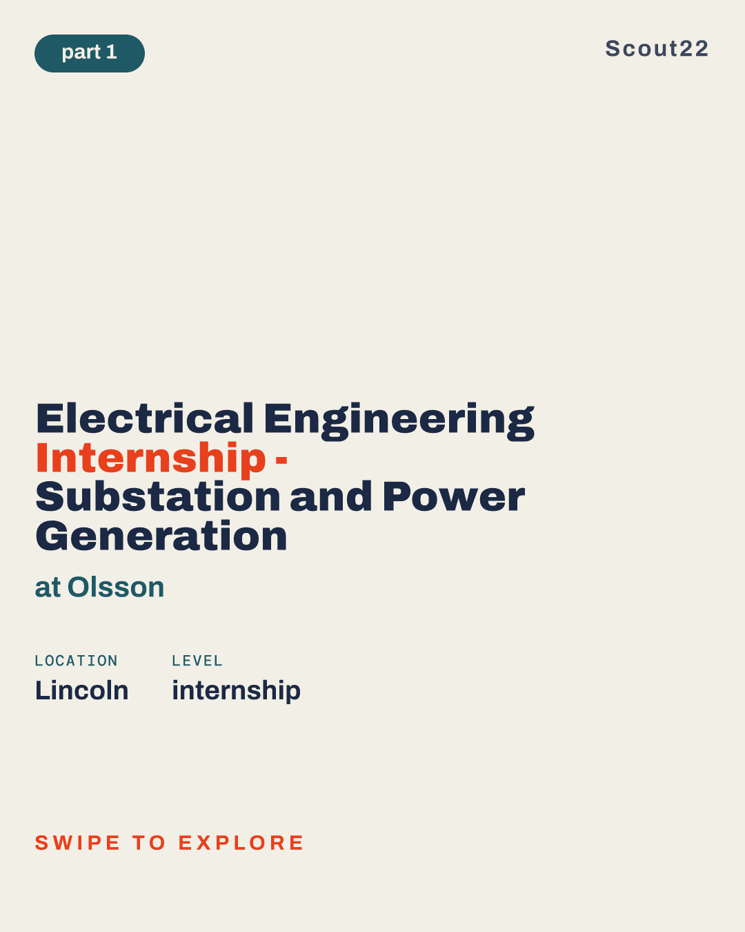 Electrical Engineering Internship - Substation and Power Generation at Olsson