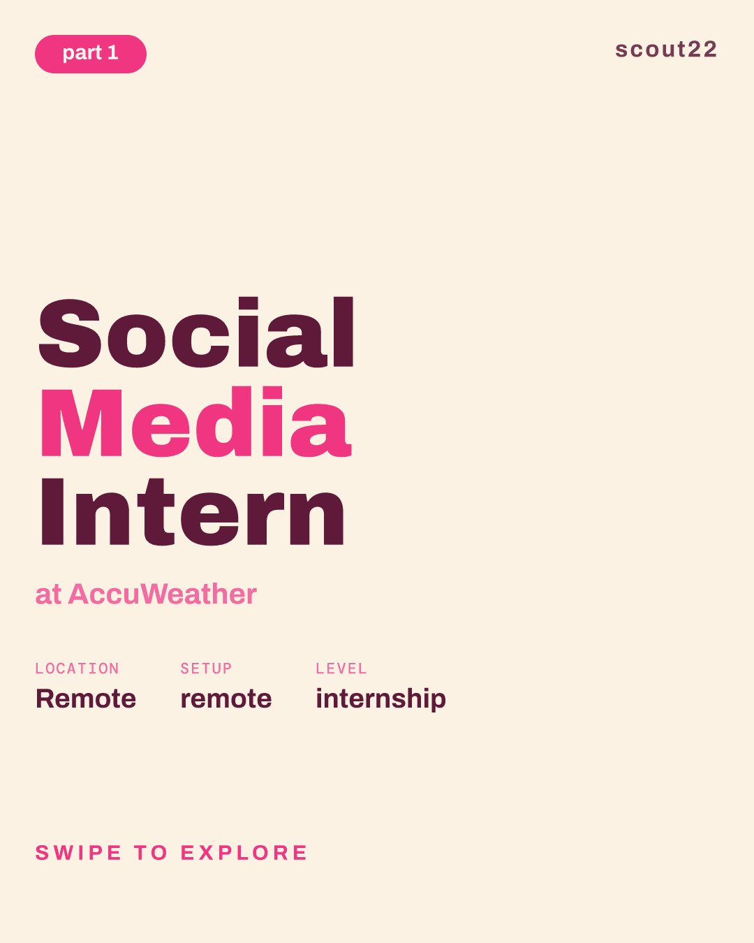 Social Media Intern at AccuWeather