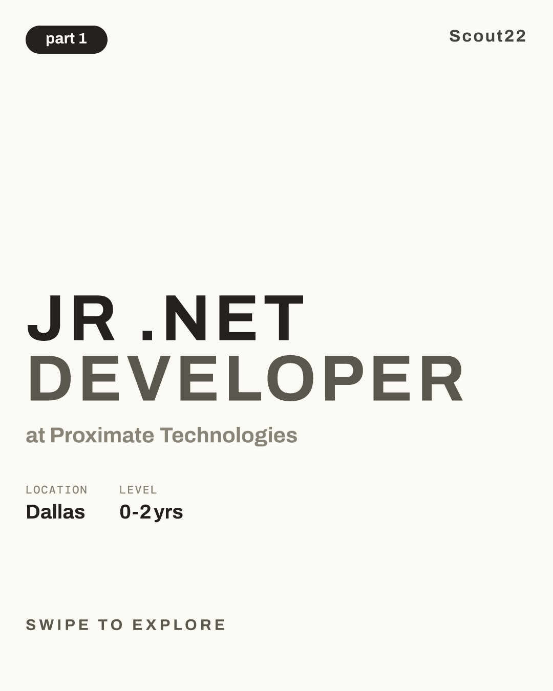 JR .Net Developer at Proximate Technologies