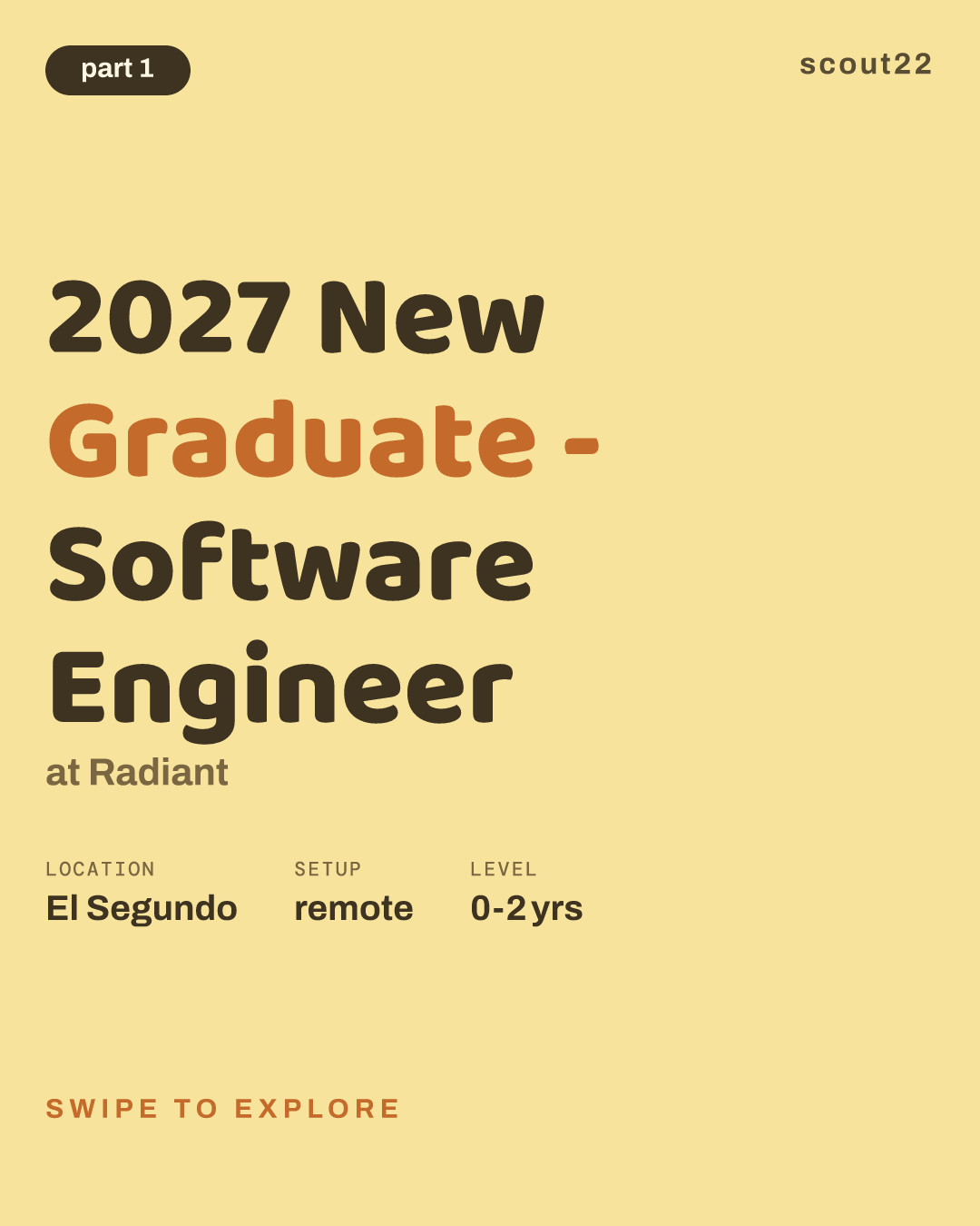 2027 New Graduate - Software Engineer at Radiant