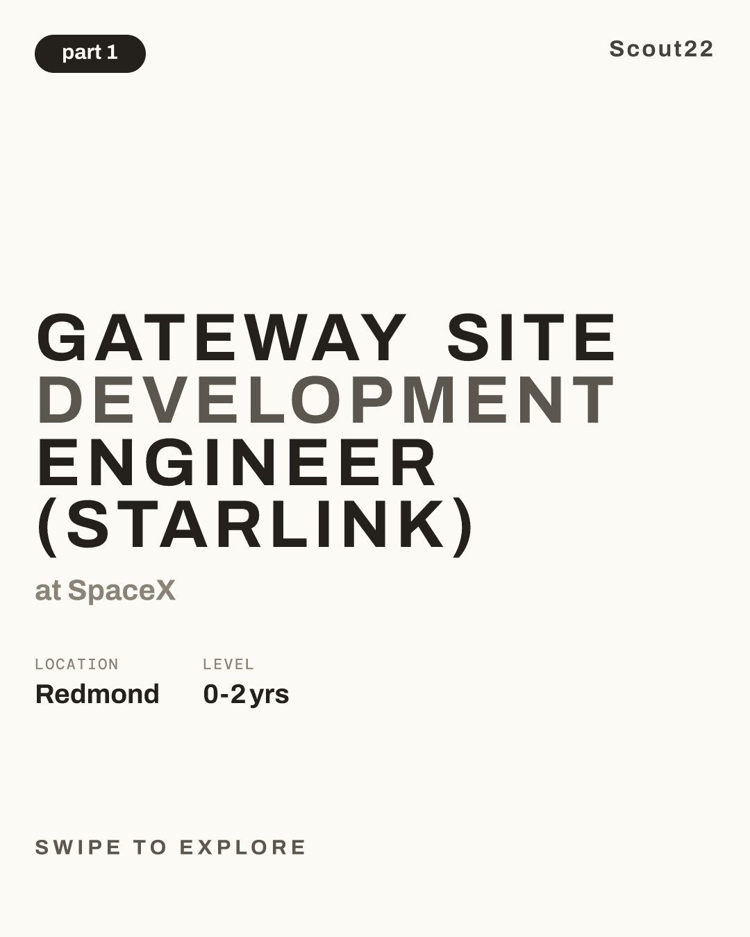 Gateway Site Development Engineer (Starlink) at SpaceX
