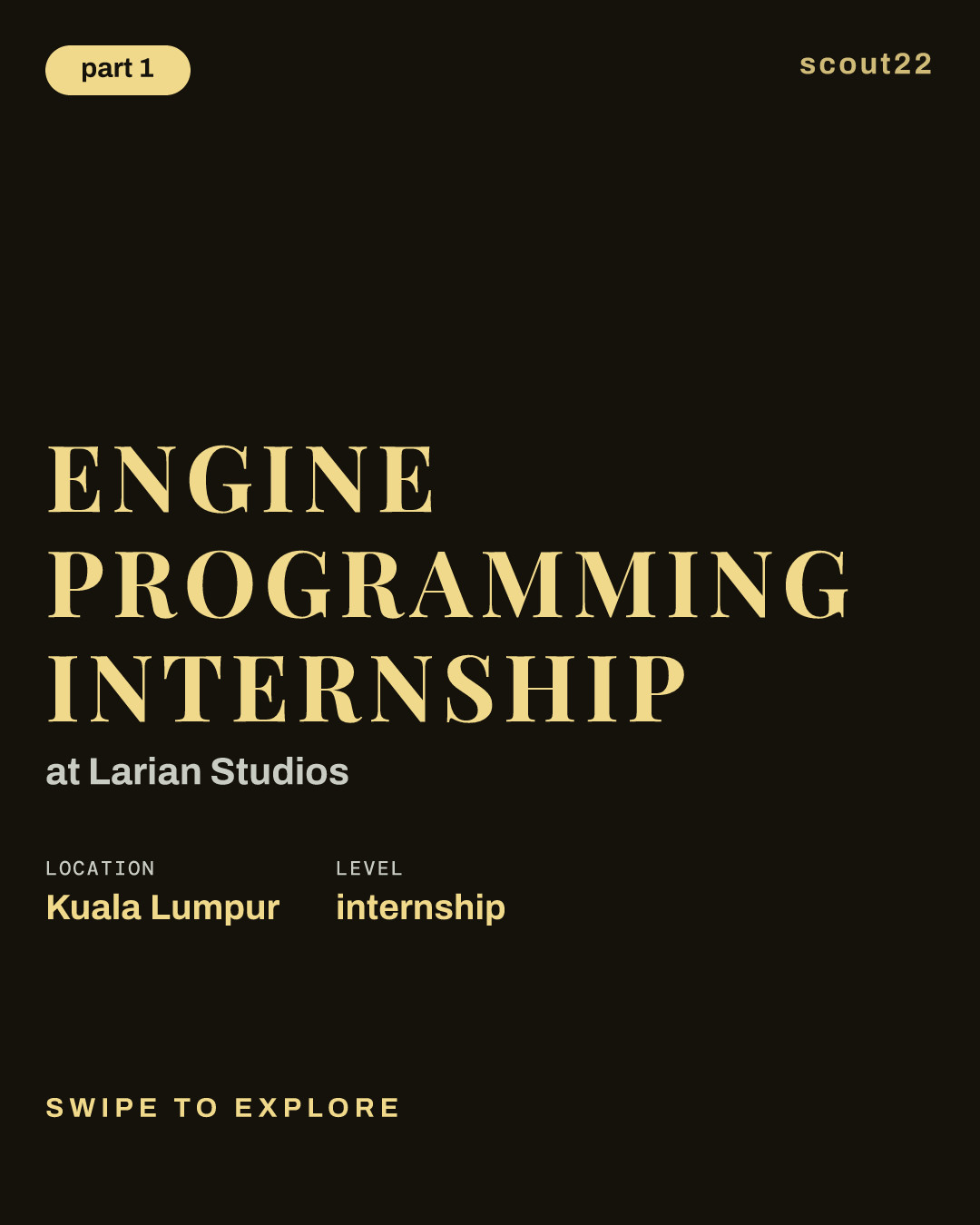 Engine Programming Internship at Larian Studios