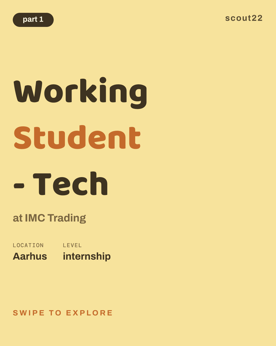 Working Student - Tech at IMC Trading
