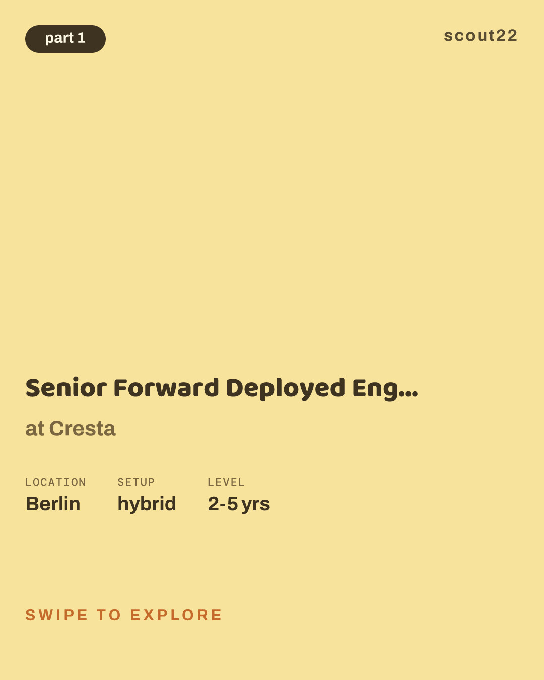 Senior Forward Deployed Engineer (AI Agent) - Germany at Cresta