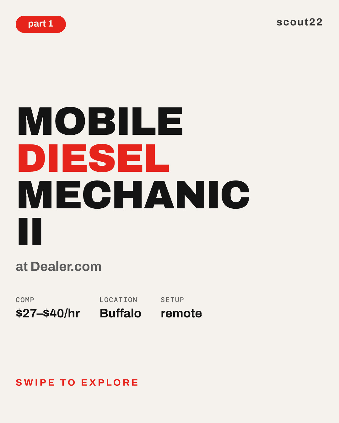Mobile Diesel Mechanic II at Dealer.com