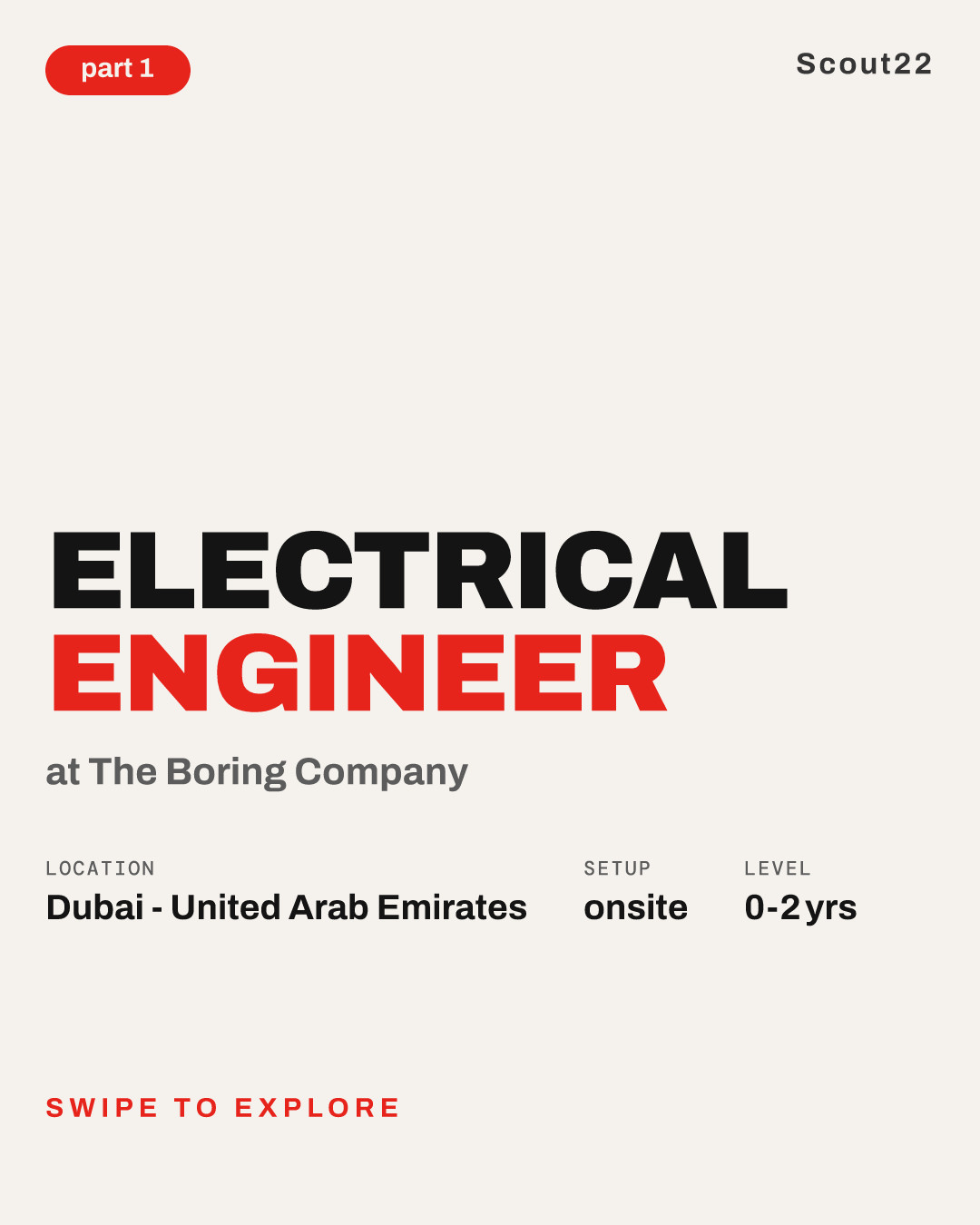 Electrical Engineer at The Boring Company