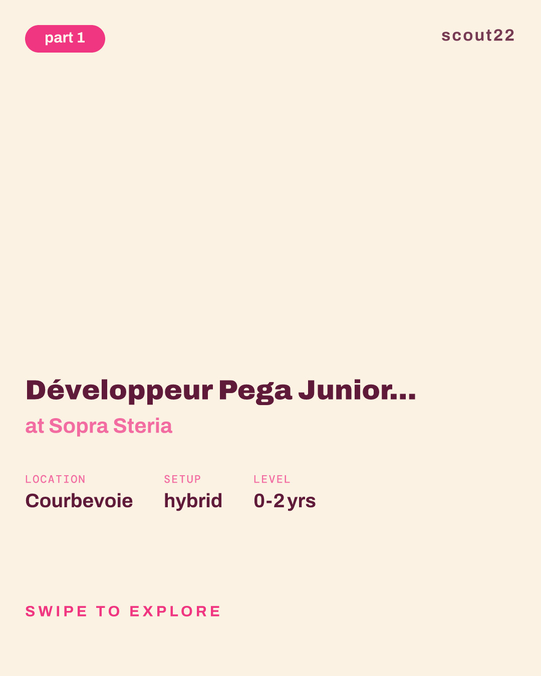 Développeur Pega Junior - System Architect - Business line Solutions & Expertise - Paris at Sopra Steria