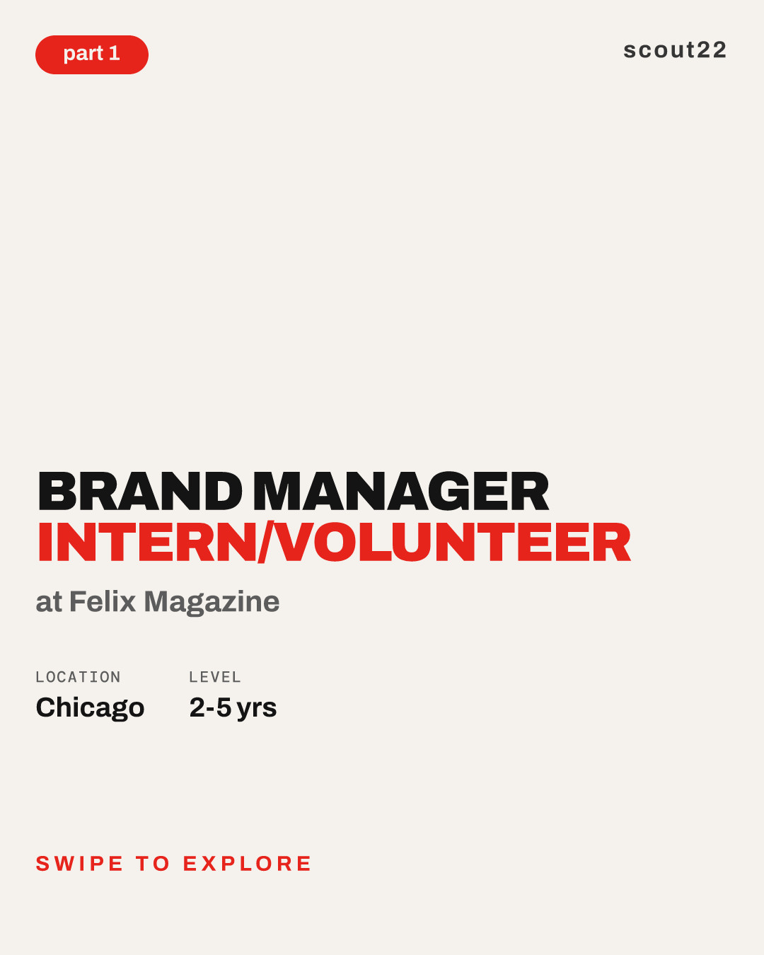 Brand Manager Intern/Volunteer at Felix Magazine