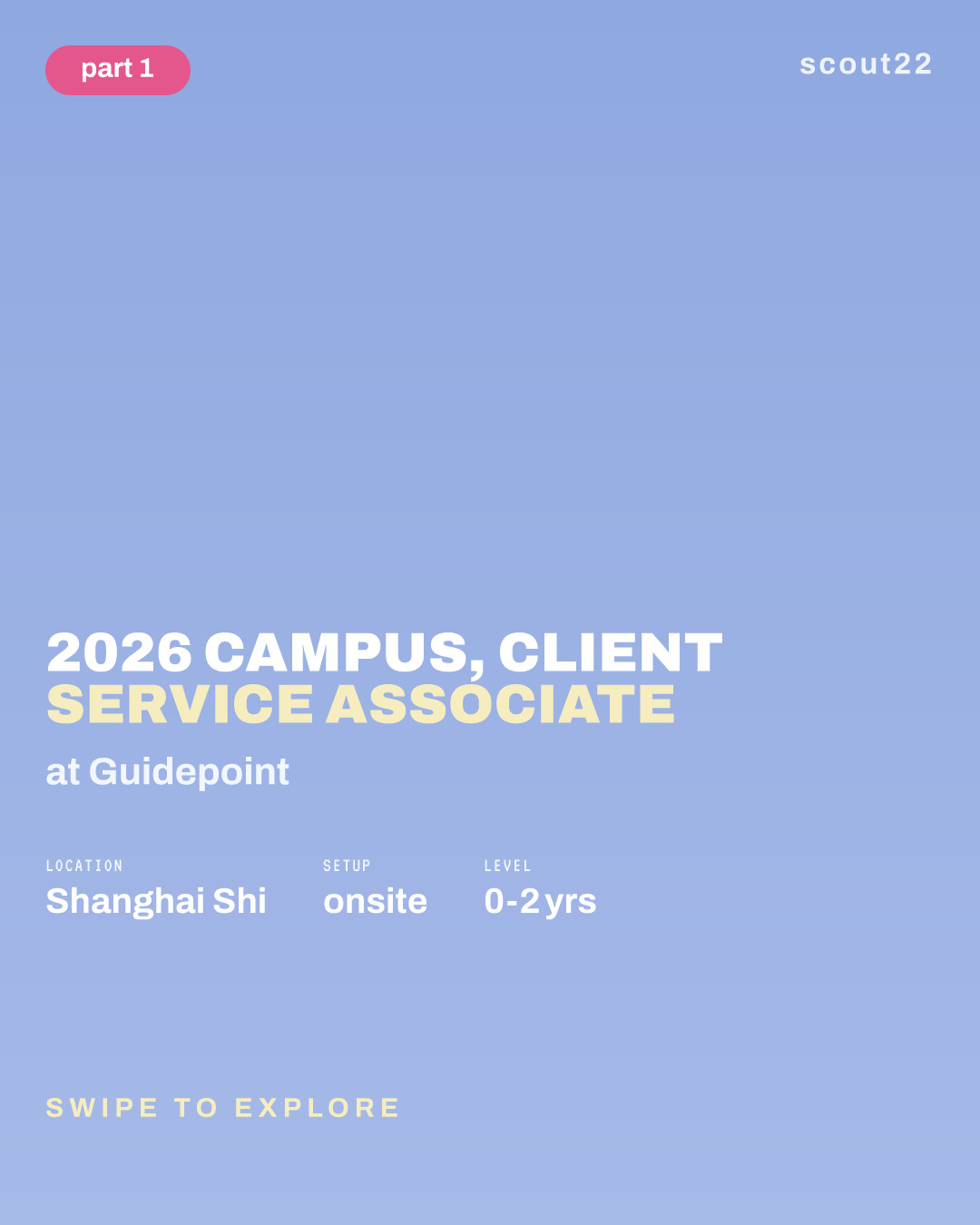 2026 Campus, Client Service Associate at Guidepoint