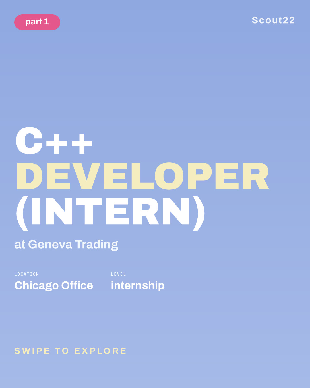 C++ Developer (Intern) at Geneva Trading