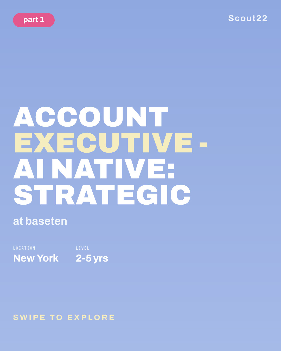 Account Executive - AI Native: Strategic at baseten