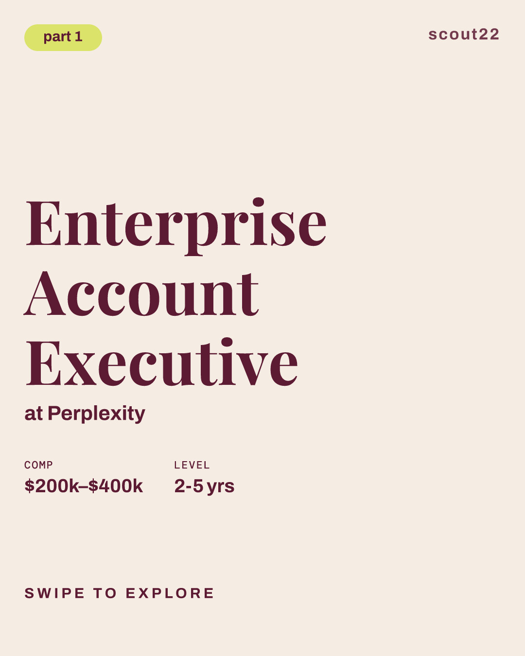 Enterprise Account Executive at Perplexity