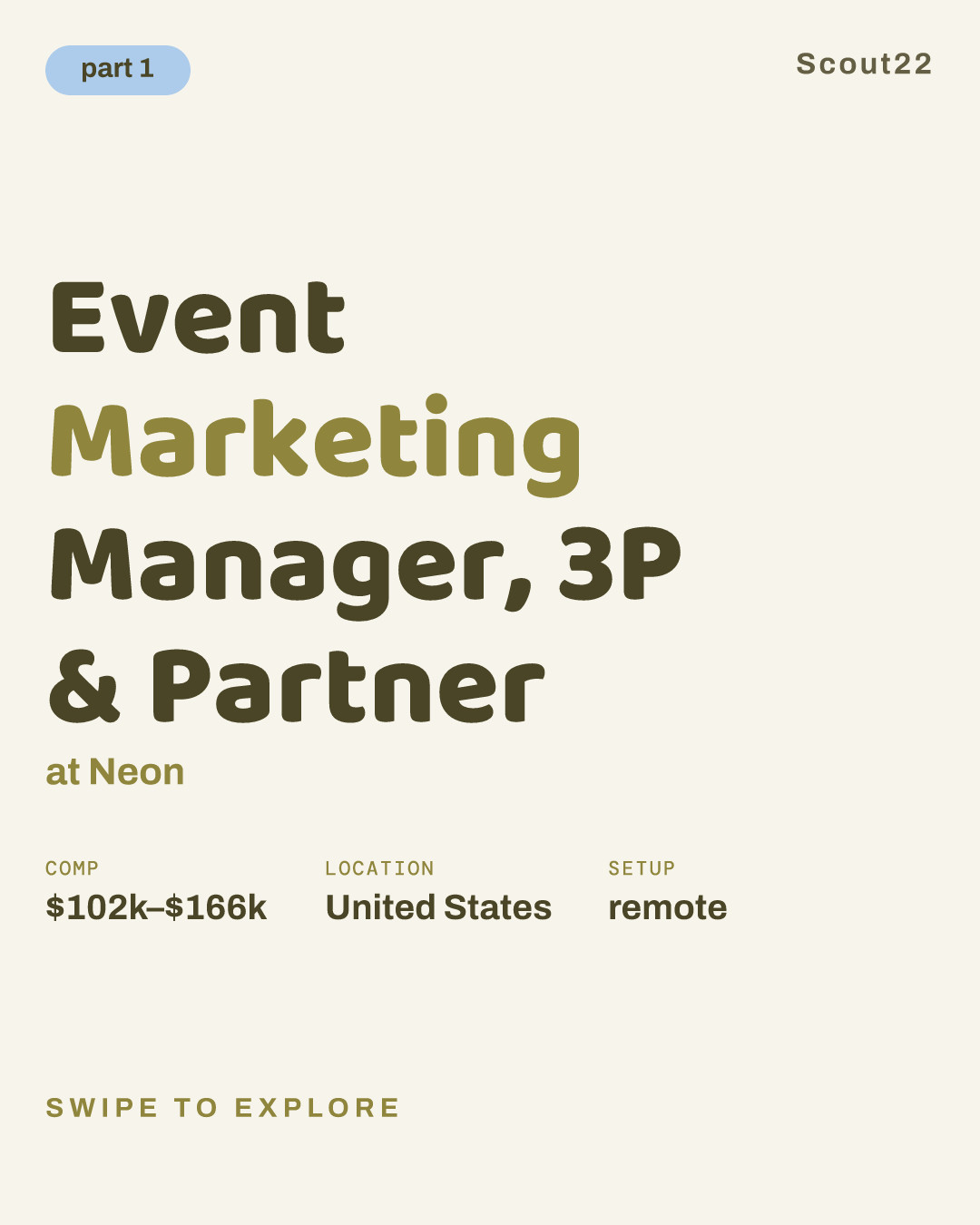 Event Marketing Manager, 3P & Partner at Neon