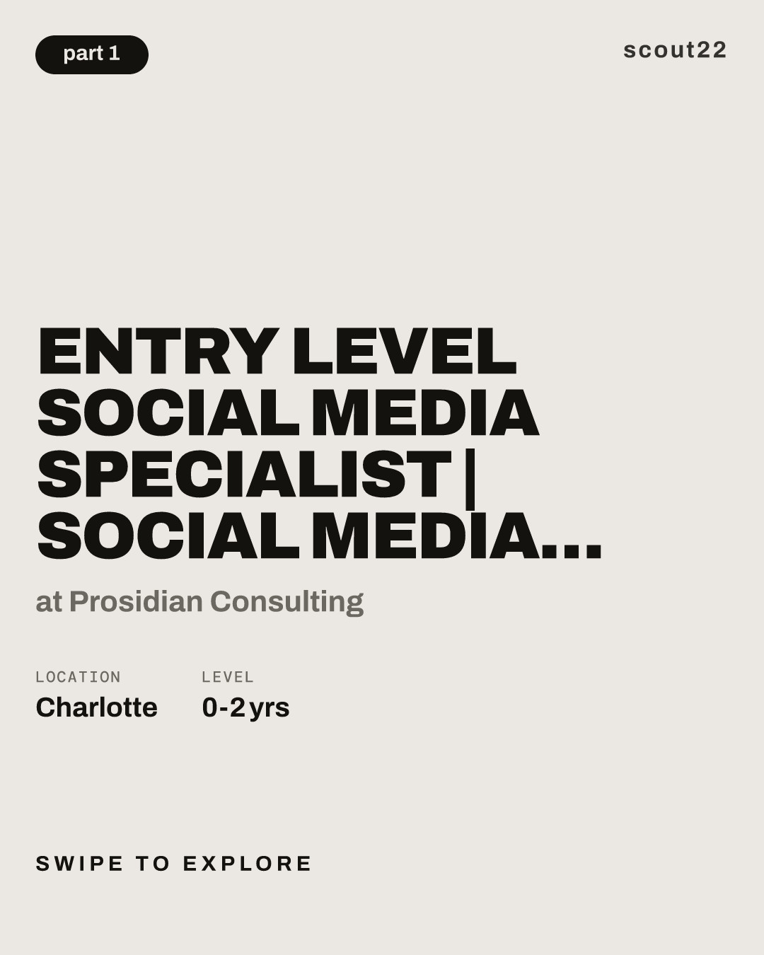 Entry Level Social Media Specialist | Social Media Specialist [COC0074073] at Prosidian Consulting