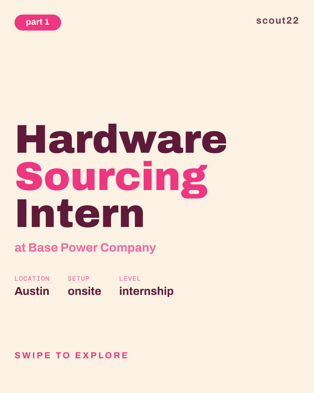 Hardware Sourcing Intern at Base Power Company
