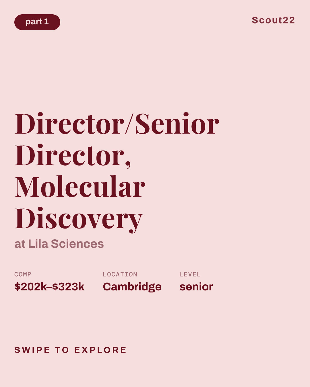 Director/Senior Director, Molecular Discovery at Lila Sciences