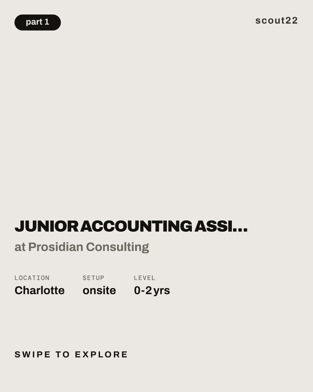 Junior Accounting Assistant | Accounting [COC0034231] at Prosidian Consulting