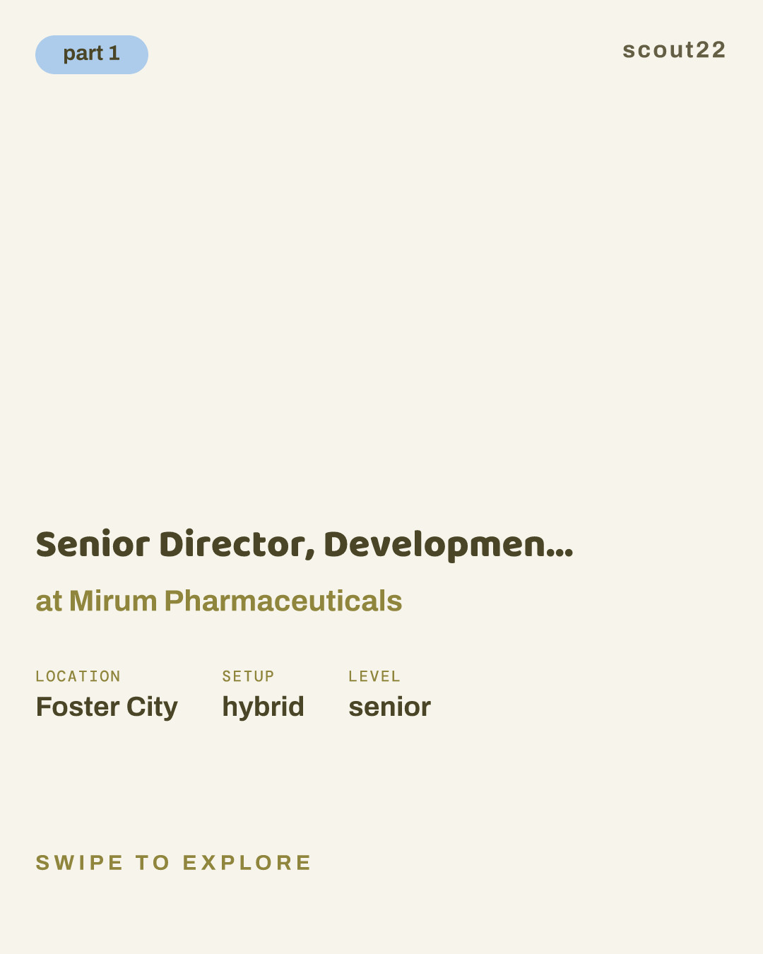 Senior Director, Development Quality (GMP) at Mirum Pharmaceuticals