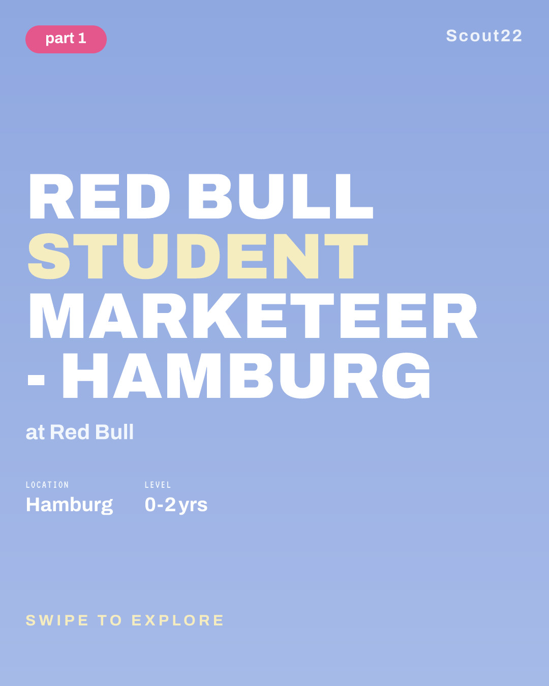 Red Bull Student Marketeer - Hamburg at Red Bull