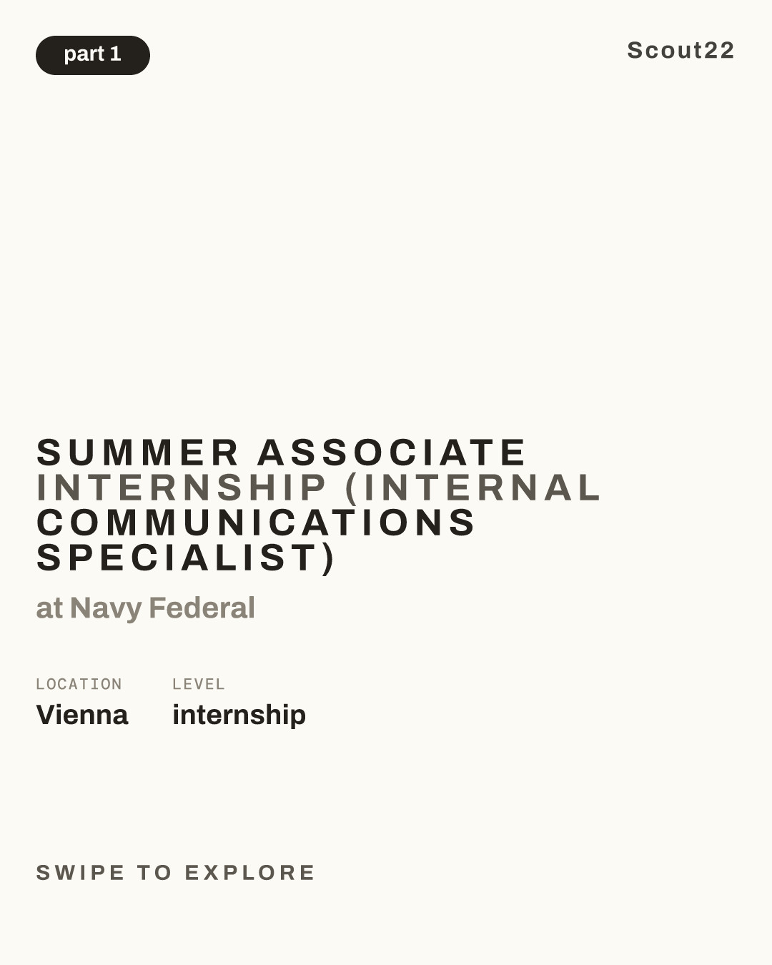 Summer Associate Internship (Internal Communications Specialist) at Navy Federal