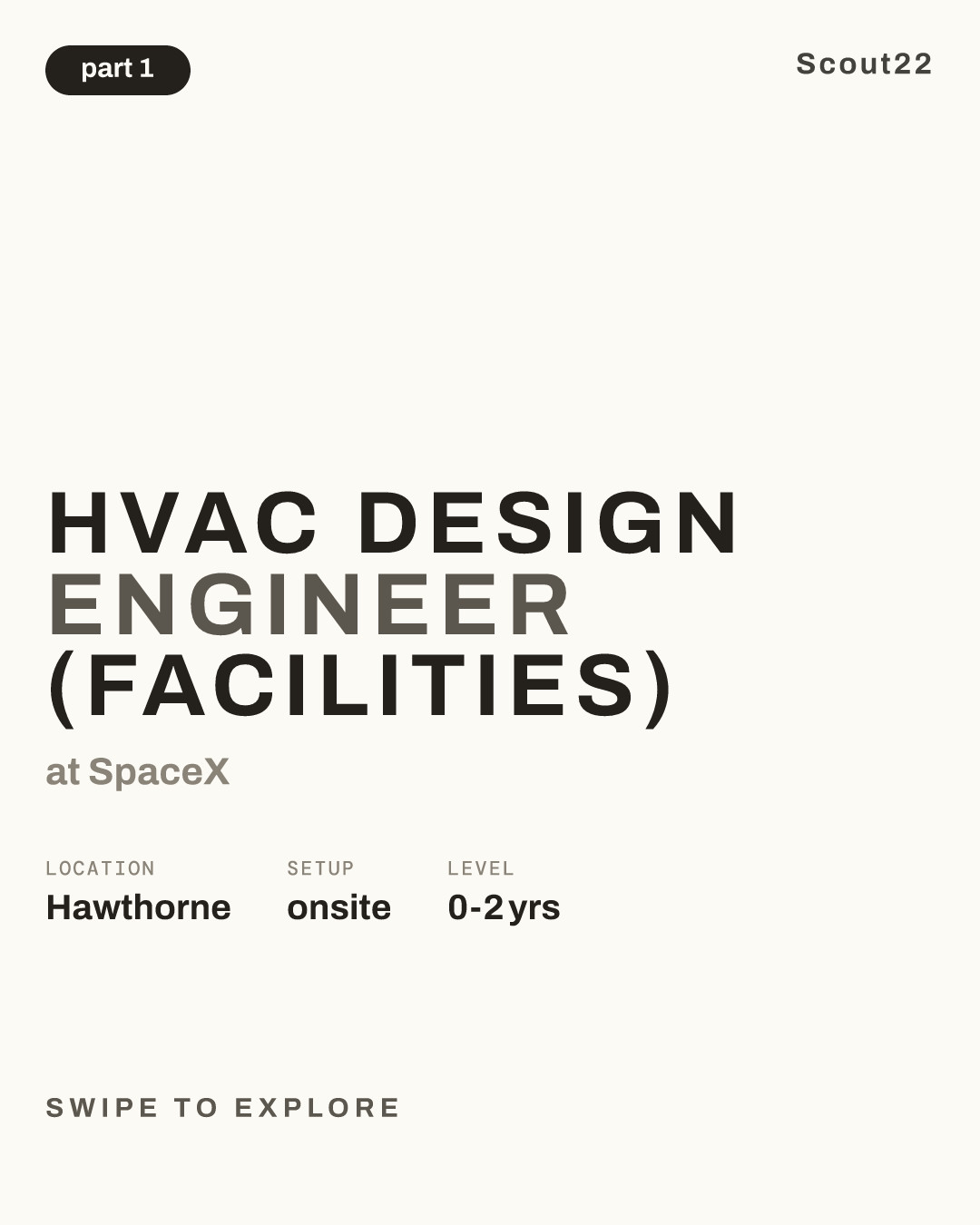 HVAC Design Engineer (Facilities) at SpaceX