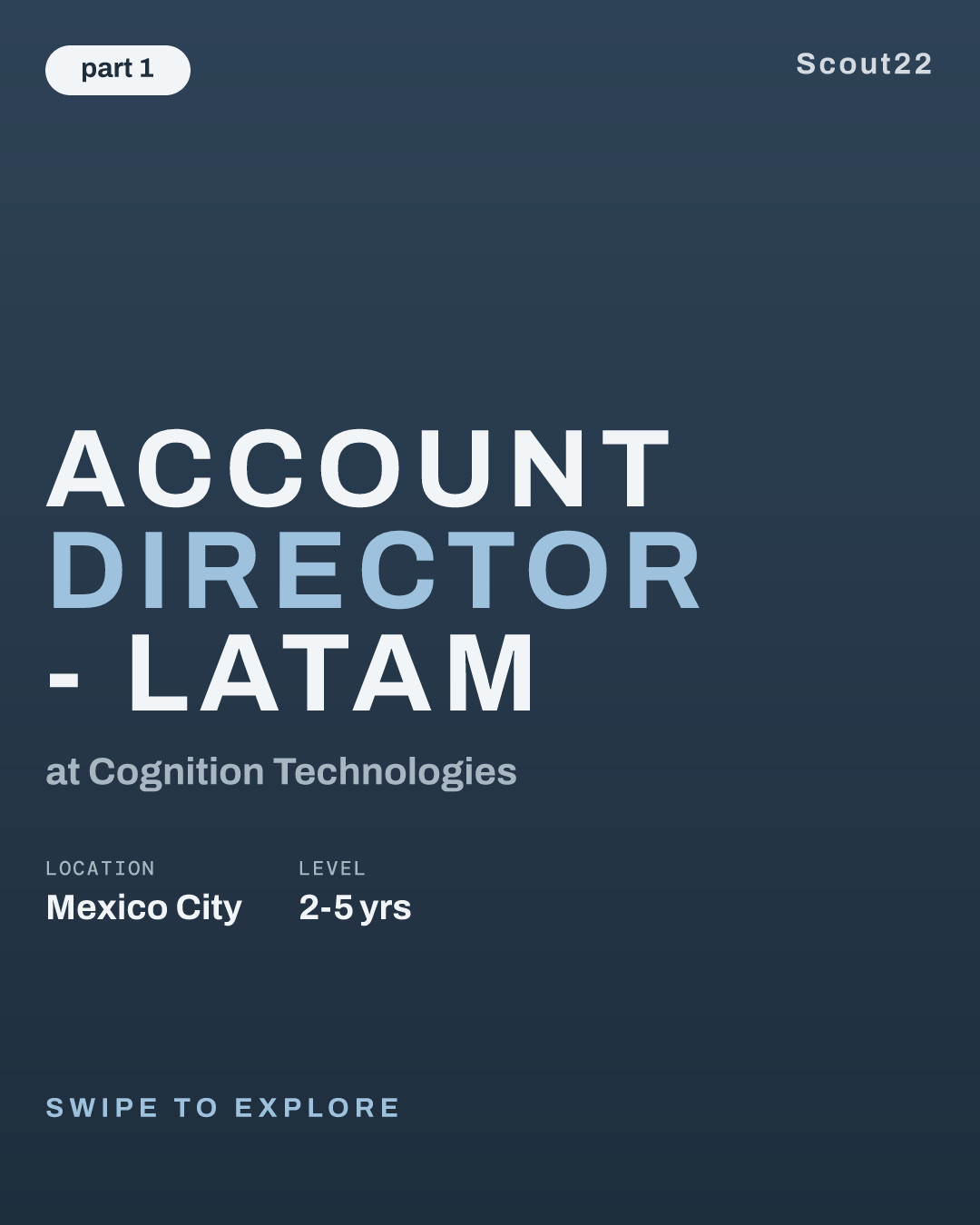 Account Director - LATAM at Cognition Technologies