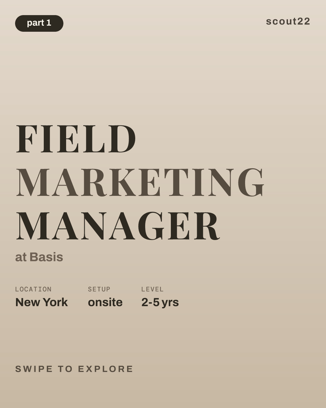 Field Marketing Manager at Basis