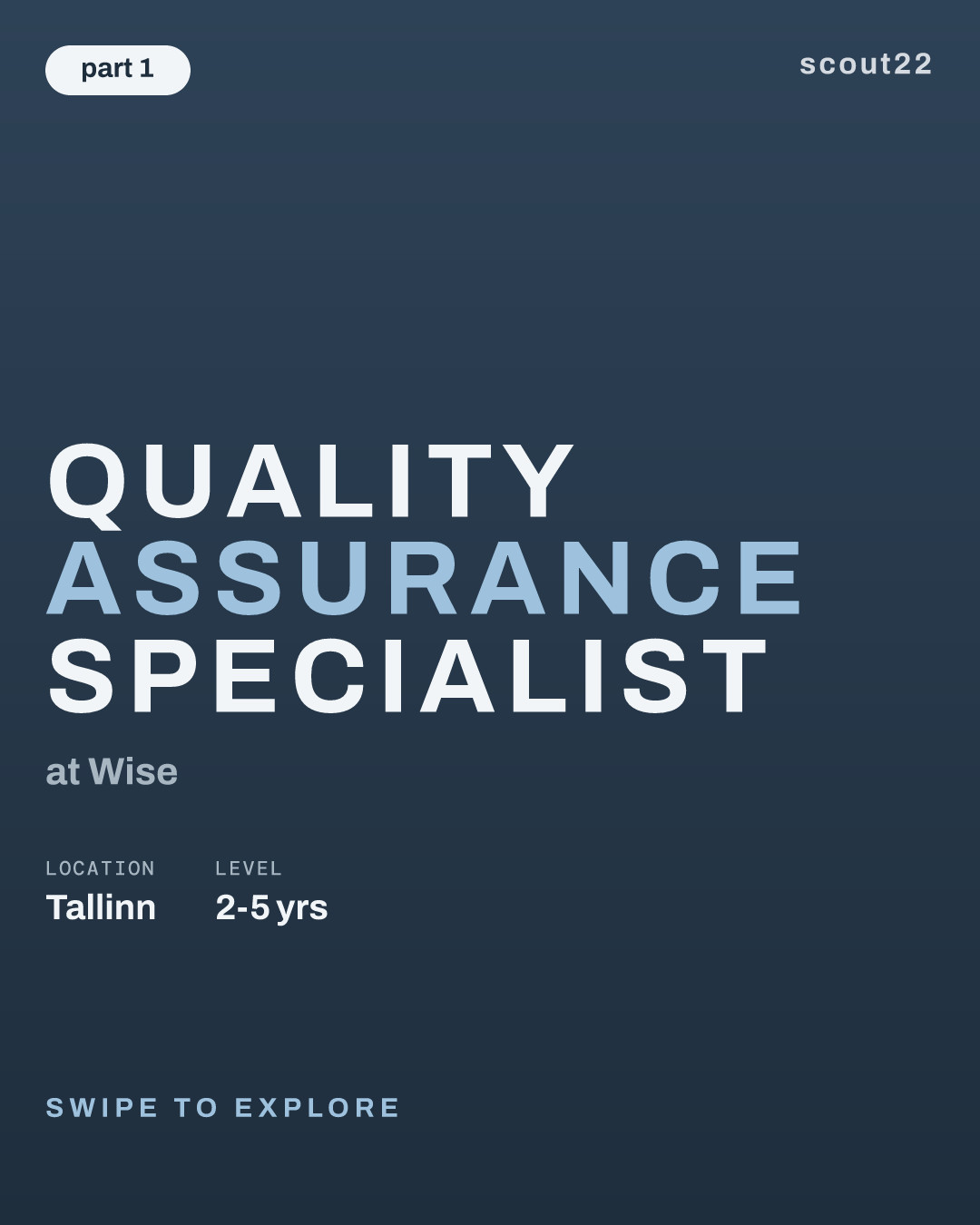 Quality Assurance Specialist at Wise