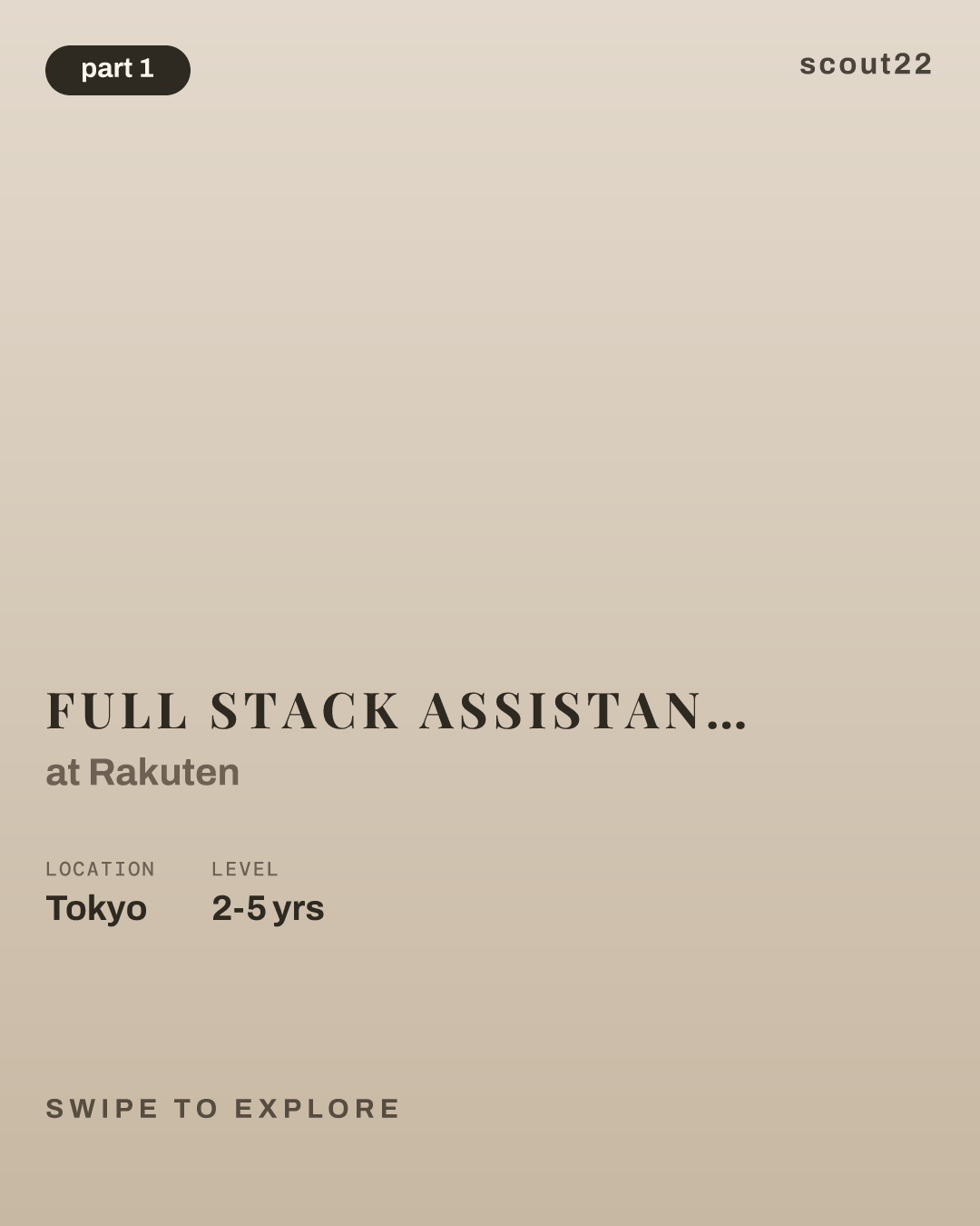 Full Stack Assistant Manager, Platform & Operation Automation Section (RS Link Dep) at Rakuten