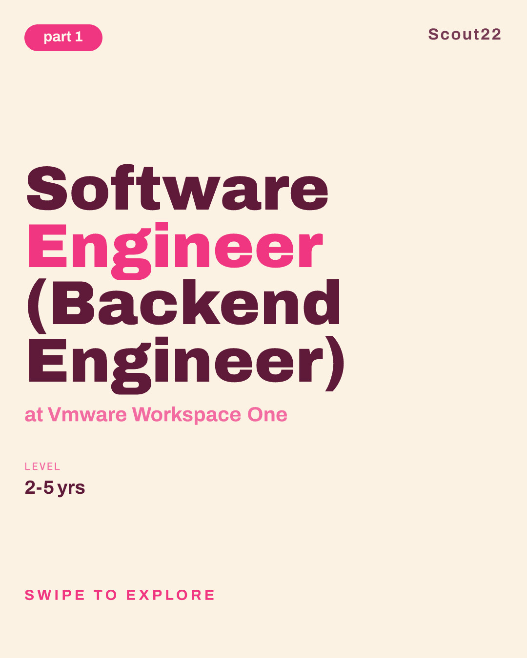 Software Engineer (Backend Engineer) at Vmware Workspace One