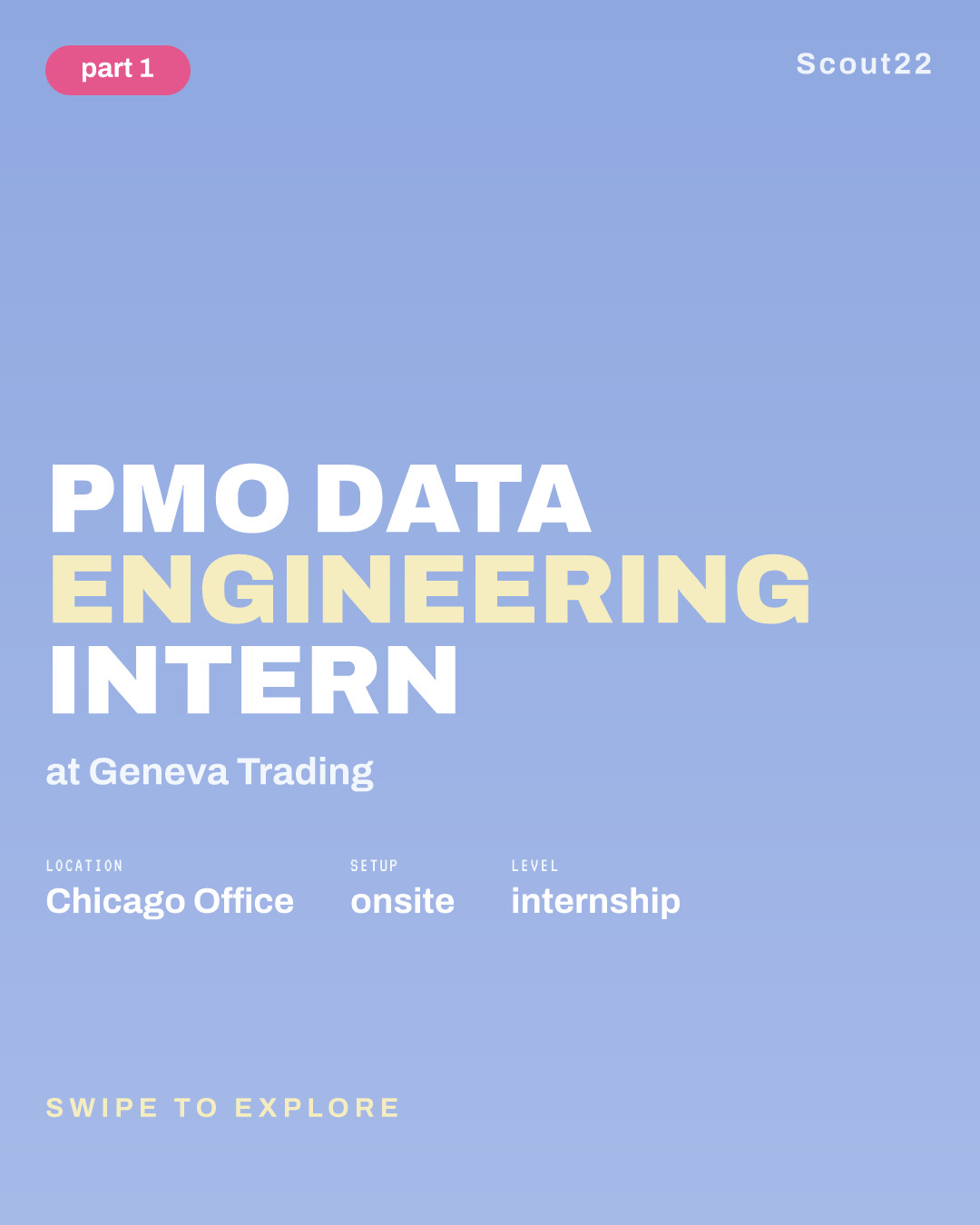 PMO Data Engineering Intern at Geneva Trading