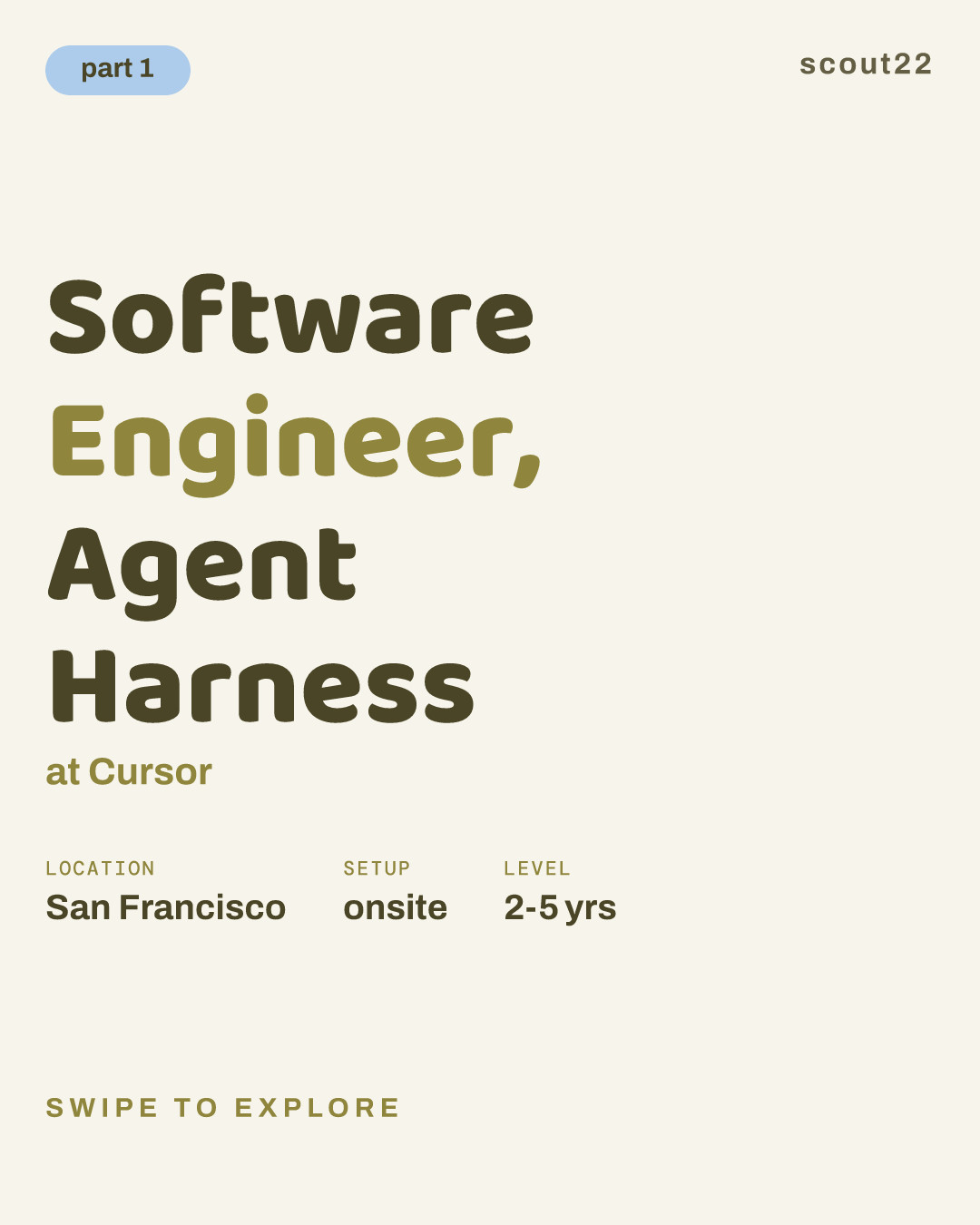 Software Engineer, Agent Harness at Cursor