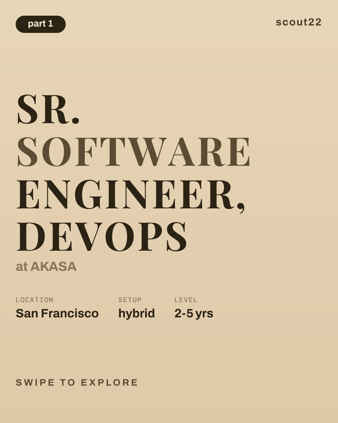 Sr. Software Engineer, DevOps at AKASA