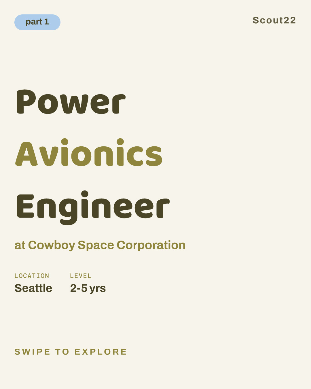 Power Avionics Engineer at Cowboy Space Corporation