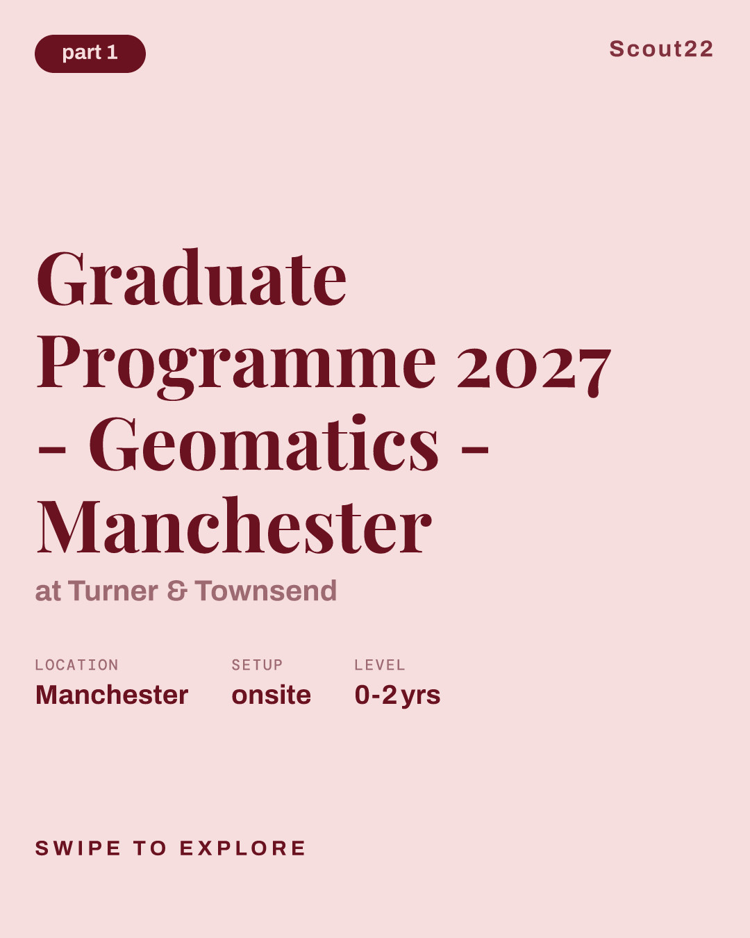 Graduate Programme 2027 - Geomatics - Manchester at Turner & Townsend