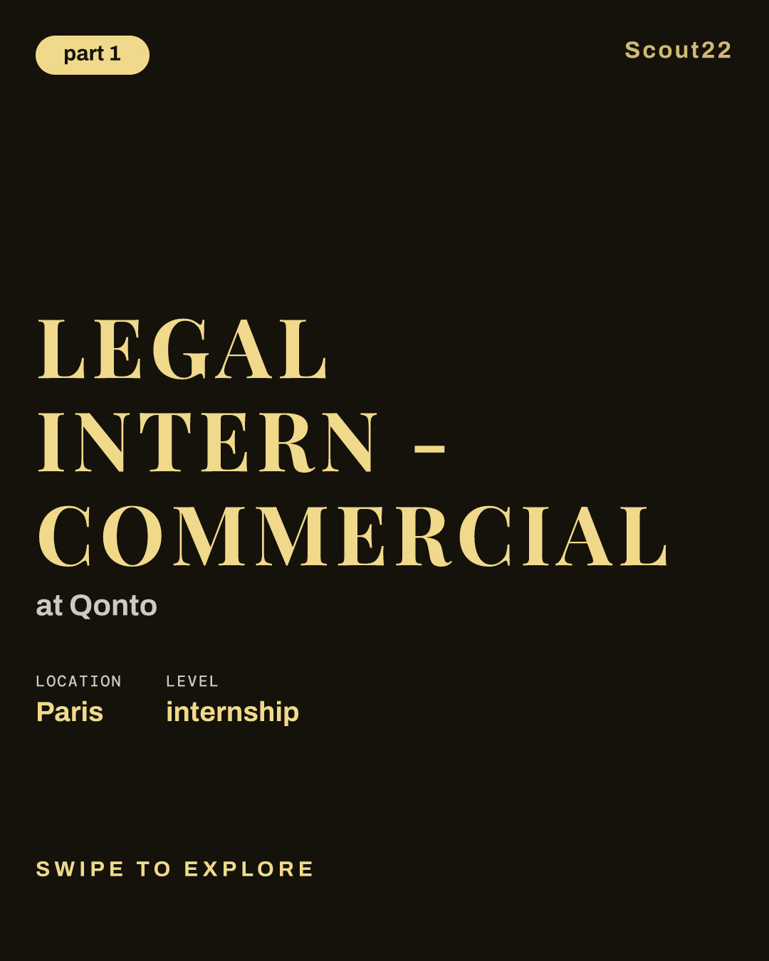 Legal Intern - Commercial at Qonto