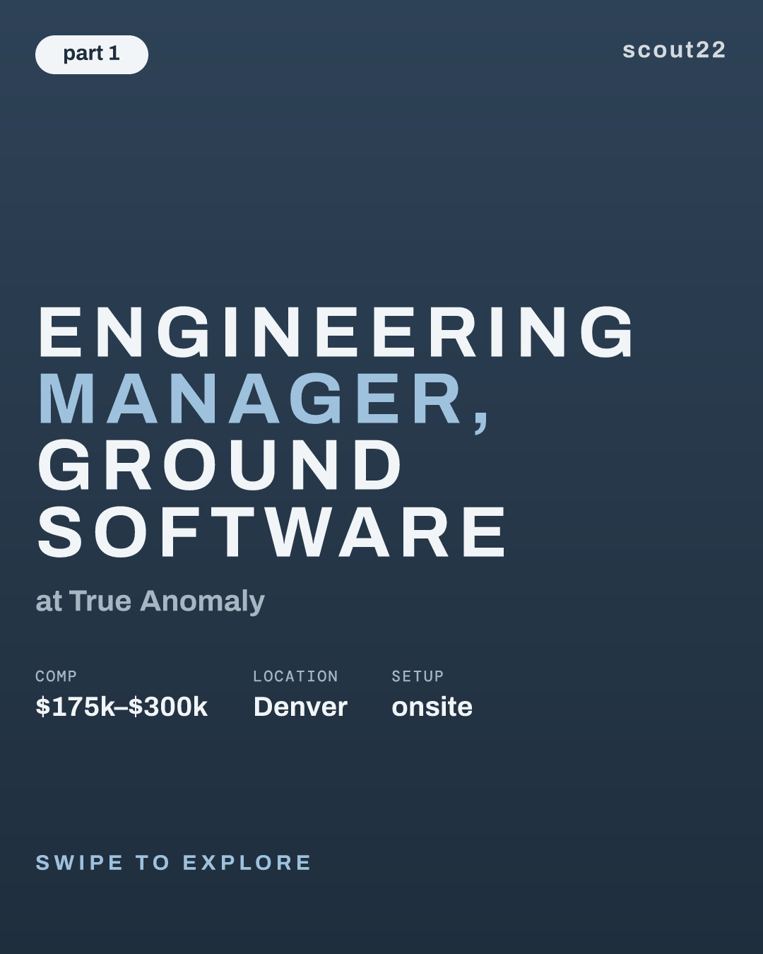 Engineering Manager, Ground Software at True Anomaly