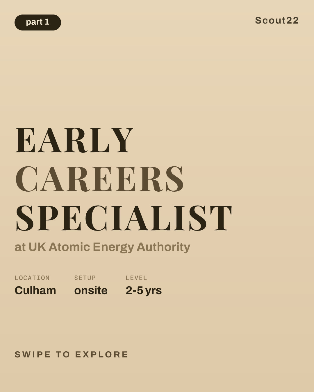 Early Careers Specialist at UK Atomic Energy Authority