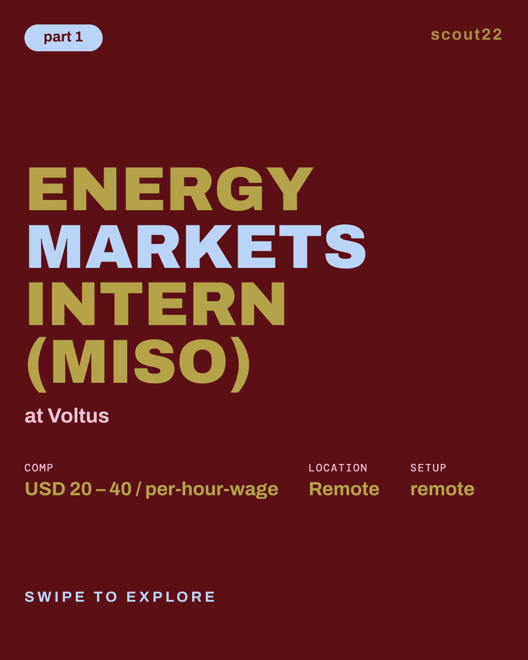 Energy Markets Intern (MISO) at Voltus