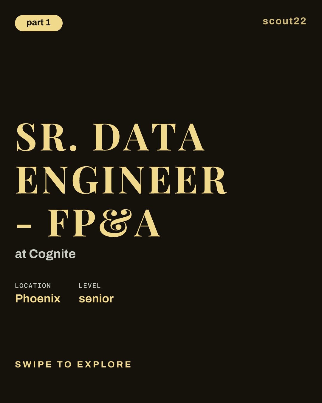 Sr. Data Engineer - FP&A at Cognite