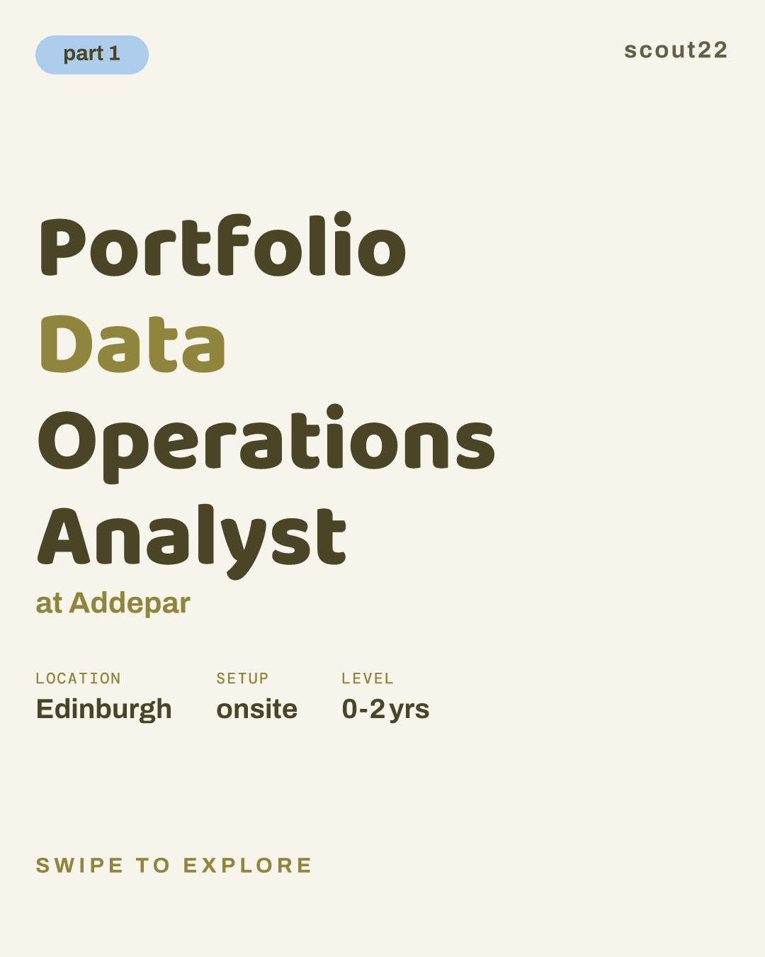 Portfolio Data Operations Analyst at Addepar