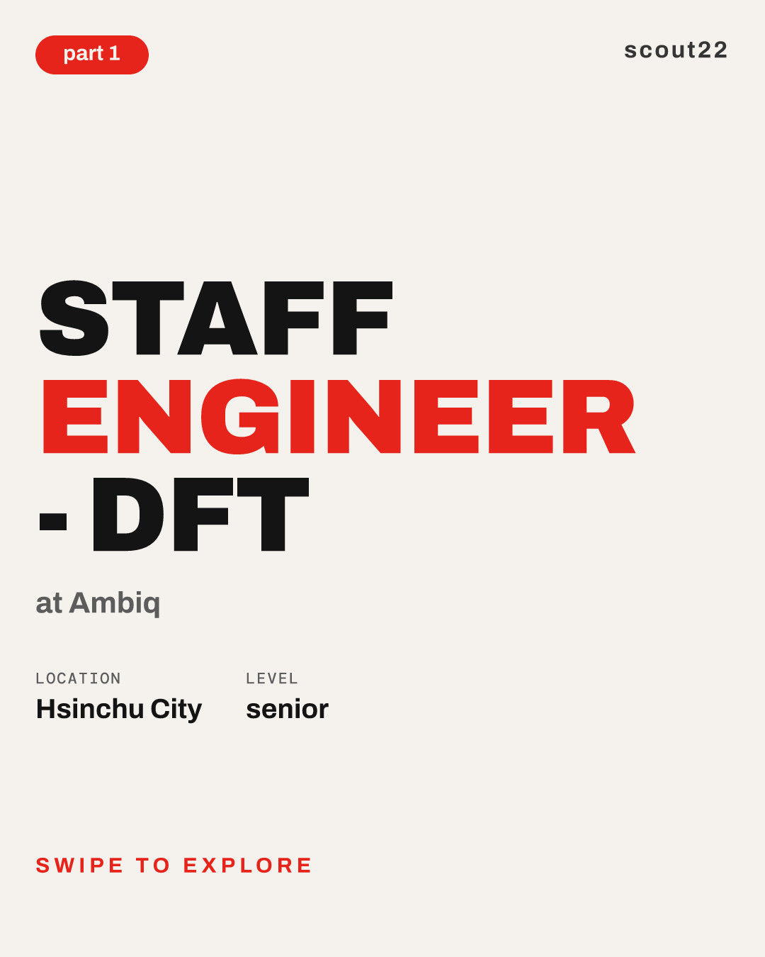 Staff Engineer - DFT at Ambiq
