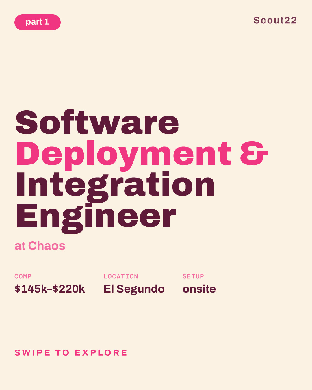 Software Deployment & Integration Engineer at Chaos