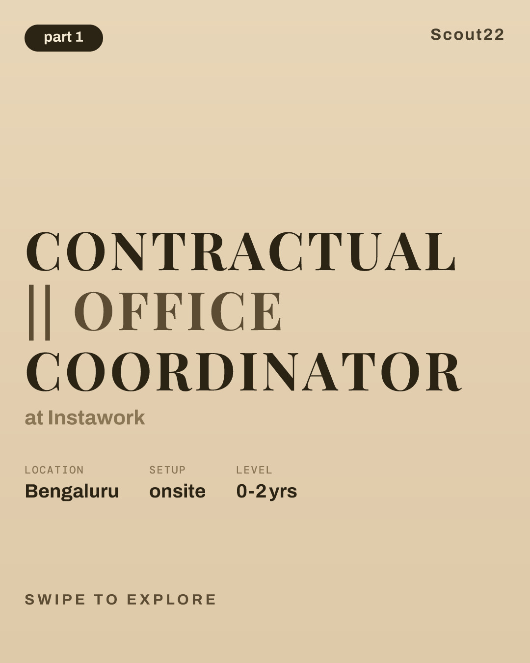 Contractual || Office Coordinator at Instawork