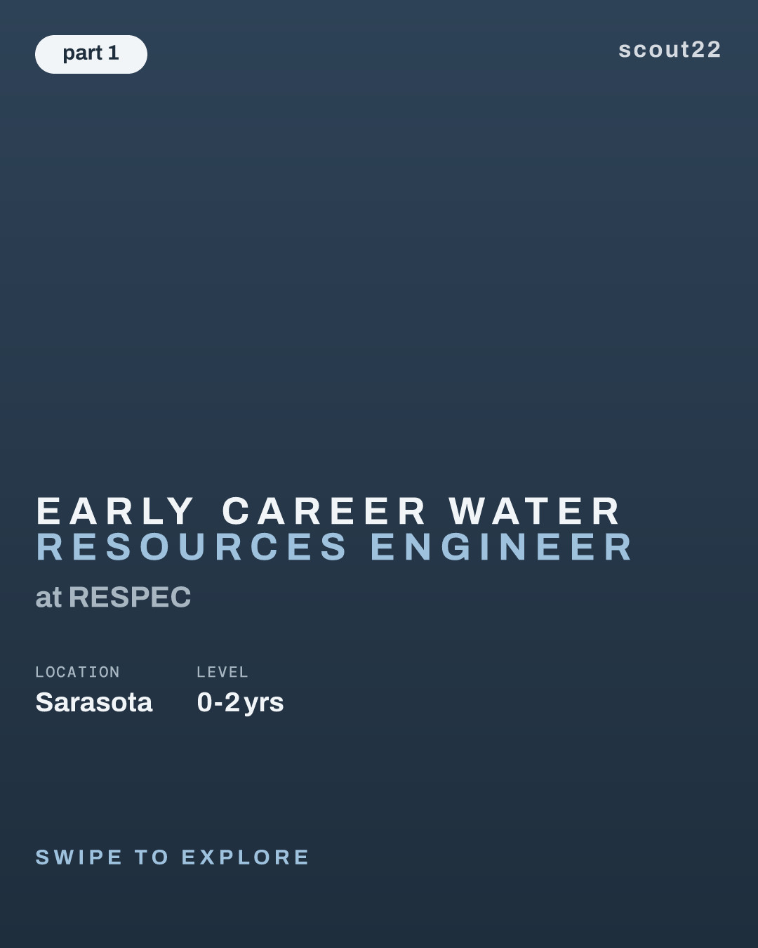 Early Career Water Resources Engineer at RESPEC