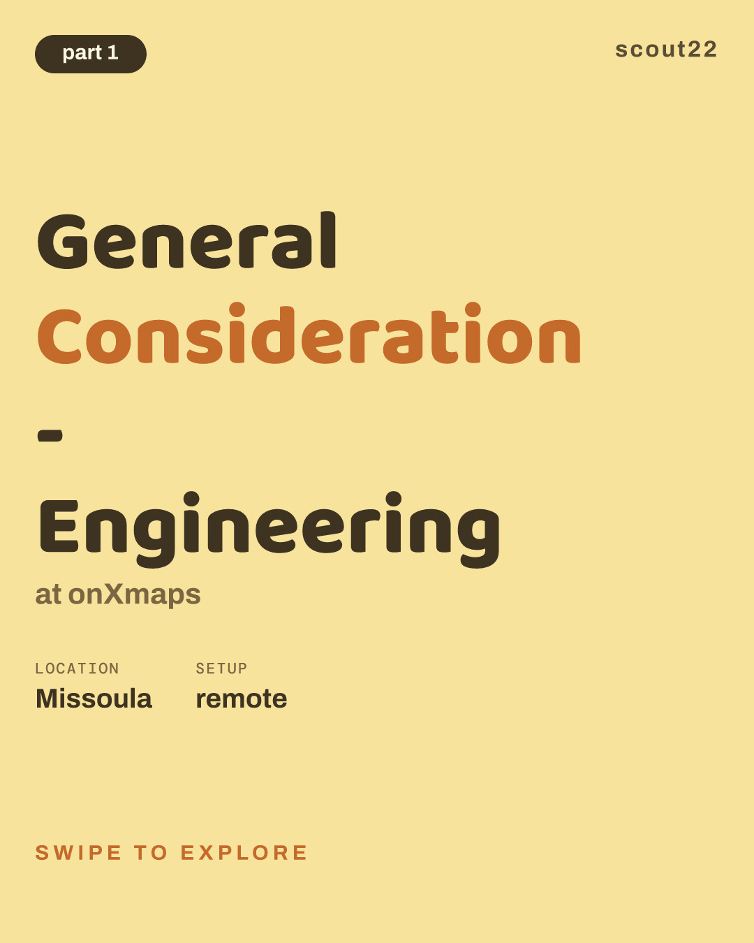 General Consideration - Engineering at onXmaps