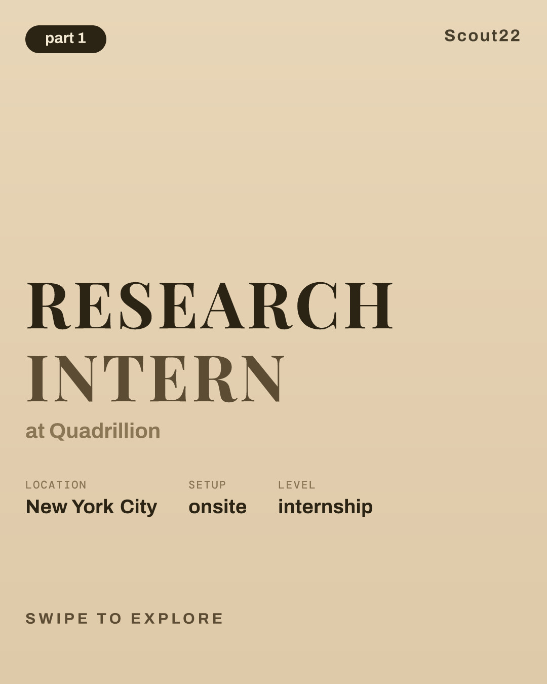 Research Intern at Quadrillion