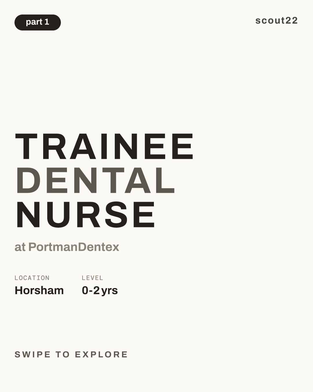 Trainee Dental Nurse at PortmanDentex